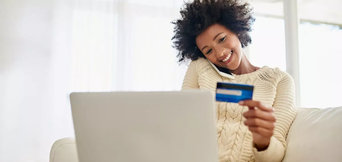 Woman on computer