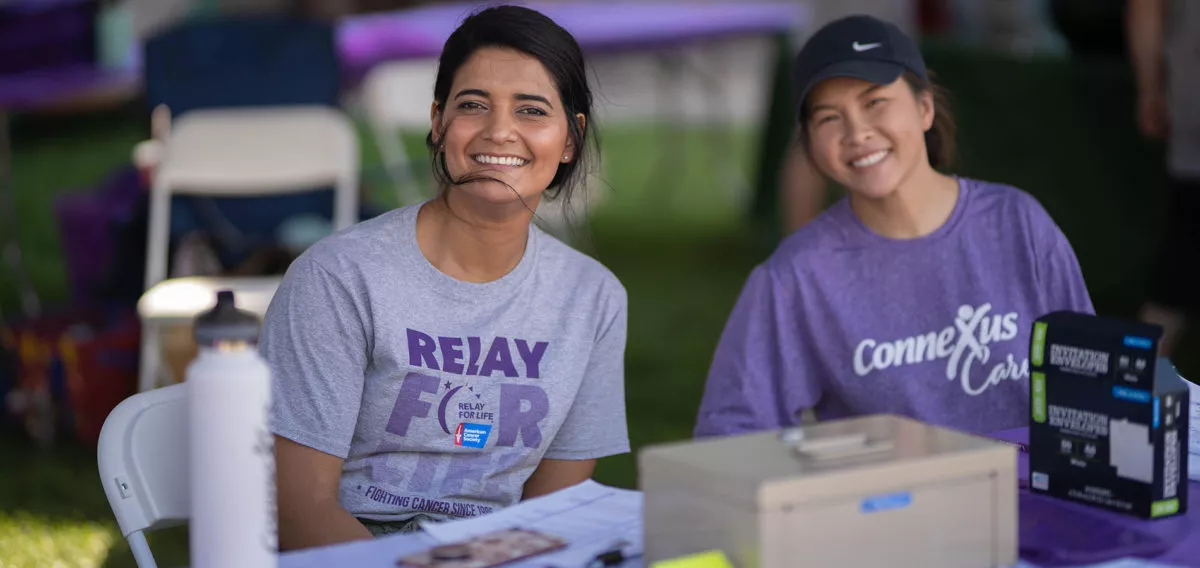 Connexus employees volunteering at the Relay For Life