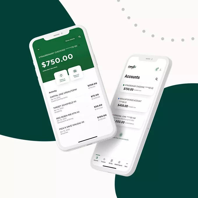 Connexus Credit Union digital banking app