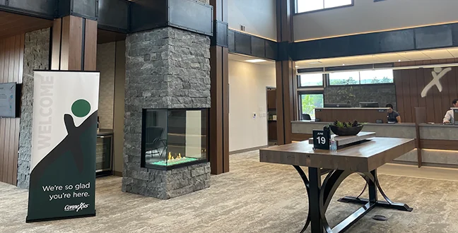 image of the rib mountain branch interior